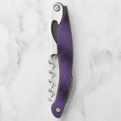Annahme | Violet Eclectic Boho Pattern Kellnermesser (Vorderseite)