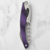 Annahme | Violet Eclectic Boho Pattern Kellnermesser (Rückseite)