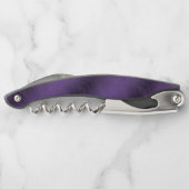 Annahme | Violet Eclectic Boho Pattern Kellnermesser (Rückseite)