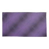 Annahme | Violet Eclectic Boho Pattern Kissenbezug (Rückseite-Links)