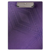 Annahme | Violet Eclectic Boho Pattern Klemmbrett (Vorderseite)