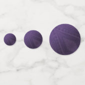 Annahme | Violet Eclectic Boho Pattern Konfetti (Vorderseiten)