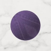 Annahme | Violet Eclectic Boho Pattern Konfetti (Klein Vorderseite)