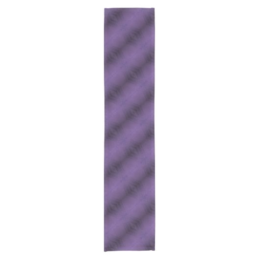 Annahme | Violet Eclectic Boho Pattern Kurzer Tischläufer (Vorderseite)