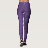 Annahme | Violet Eclectic Boho Pattern Leggings (Rückseite)