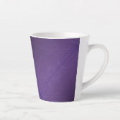 Annahme | Violet Eclectic Boho Pattern Milchtasse (Rechts)