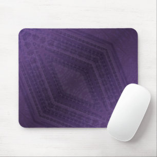 Annahme   Violet Eclectic Boho Pattern Mousepad