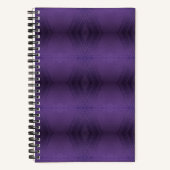 Annahme | Violet Eclectic Boho Pattern Notizblock (Vorderseite)