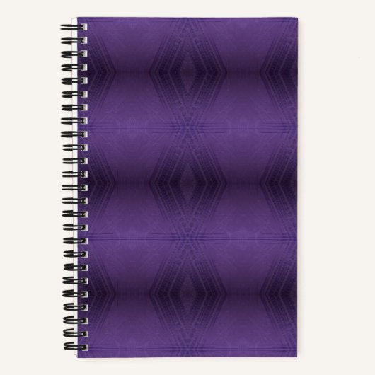Annahme | Violet Eclectic Boho Pattern Notizblock (Vorderseite)