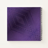 Annahme | Violet Eclectic Boho Pattern Notizblock (Rückseite)