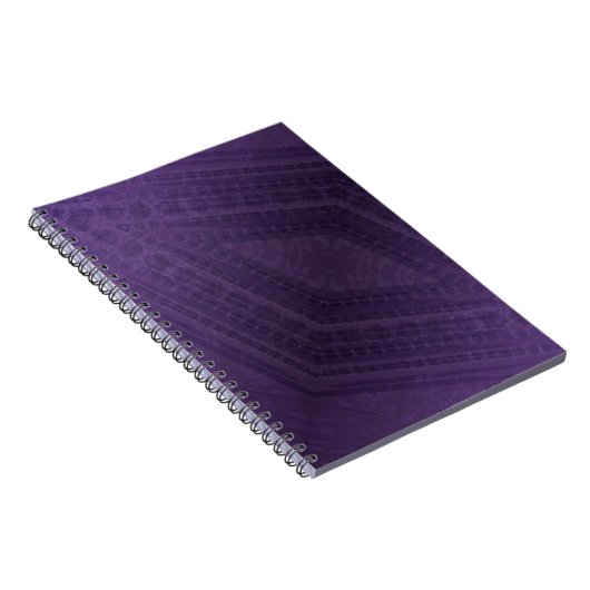 Annahme | Violet Eclectic Boho Pattern Notizblock (Rechte Seite)