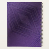 Annahme | Violet Eclectic Boho Pattern Planer (Rückseite)
