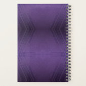 Annahme | Violet Eclectic Boho Pattern Planer (Rückseite)
