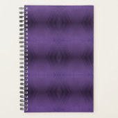 Annahme | Violet Eclectic Boho Pattern Planer (Vorderseite)