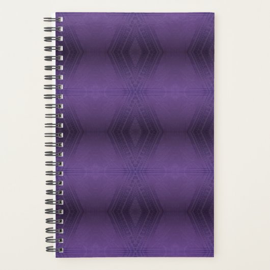 Annahme | Violet Eclectic Boho Pattern Planer (Vorderseite)