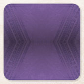 Annahme | Violet Eclectic Boho Pattern Rechteckiger Pappuntersetzer (Vorderseite)