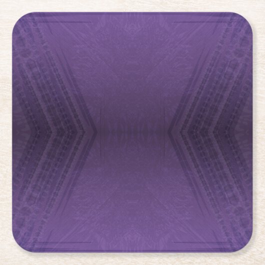 Annahme | Violet Eclectic Boho Pattern Rechteckiger Pappuntersetzer (Vorderseite)