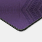 Annahme | Violet Eclectic Boho Pattern Schreibtischunterlage (Ecke)