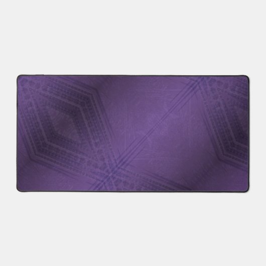 Annahme | Violet Eclectic Boho Pattern Schreibtischunterlage (Vorderseite)