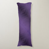 Annahme | Violet Eclectic Boho Pattern Seitenschläferkissen (Vorderseite Vertikal)