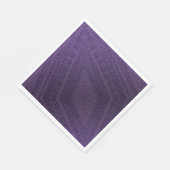 Annahme | Violet Eclectic Boho Pattern Serviette (Ecke)