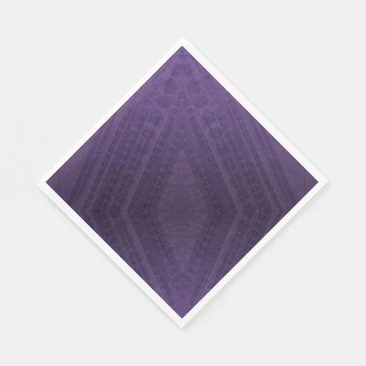 Annahme | Violet Eclectic Boho Pattern Serviette (Ecke)