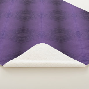 Annahme   Violet Eclectic Boho Pattern Sherpadecke