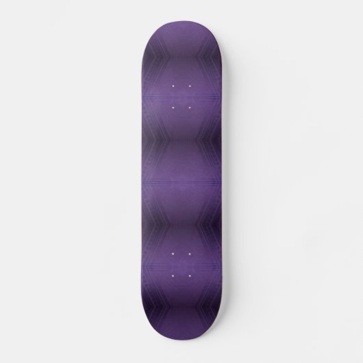 Annahme | Violet Eclectic Boho Pattern Skateboard (Vorderseite)