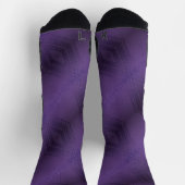 Annahme | Violet Eclectic Boho Pattern Socken (Oben)