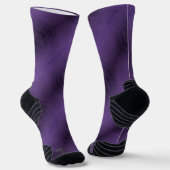 Annahme | Violet Eclectic Boho Pattern Socken (Gewinkelt)