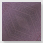 Annahme | Violet Eclectic Boho Pattern Steinuntersetzer (Vorderseite)