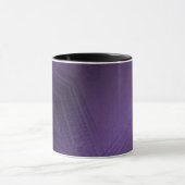 Annahme | Violet Eclectic Boho Pattern Tasse (Zentrum)