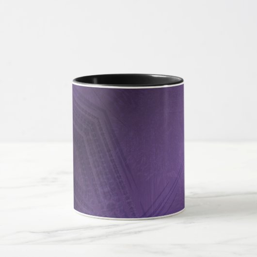 Annahme | Violet Eclectic Boho Pattern Tasse (Zentrum)
