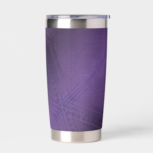Annahme | Violet Eclectic Boho Pattern Thermobecher (Links)