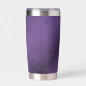 Annahme | Violet Eclectic Boho Pattern Thermobecher (Rückseite)