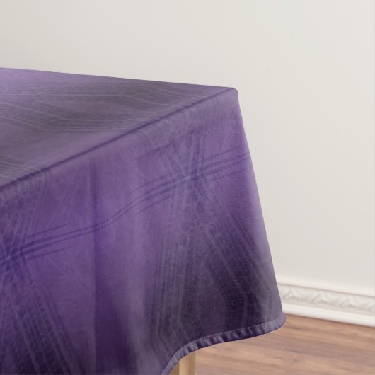 Annahme | Violet Eclectic Boho Pattern Tischdecke (Beispiel)