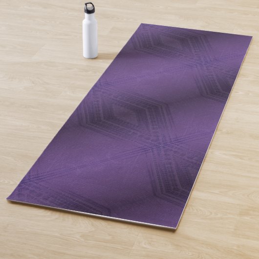 Annahme | Violet Eclectic Boho Pattern Yogamatte (Beispiel)