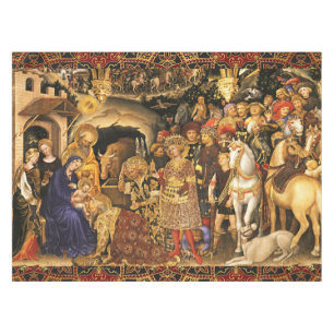 ANNAHME VON MAGI Gentile Da Fabriano, Krippe Tischdecke