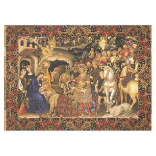 ANNAHME VON MAGI Gentile Da Fabriano, Krippe Tischdecke