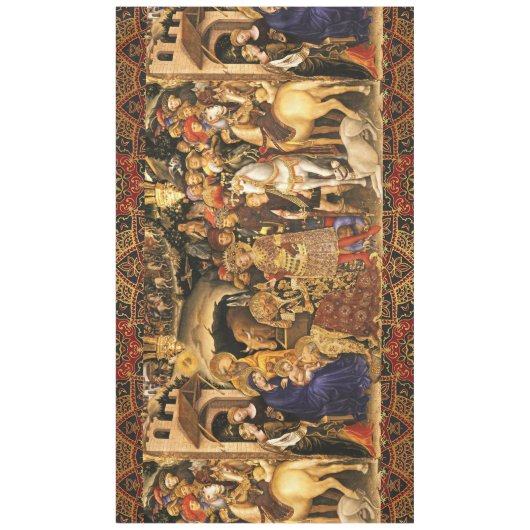 ANNAHME VON MAGI Gentile Da Fabriano, Krippe Tischdecke (Vorderseite)