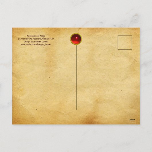 ANNAHME VON MAGI Gentile Da Fabriano, Weihnachten (Rückseite)