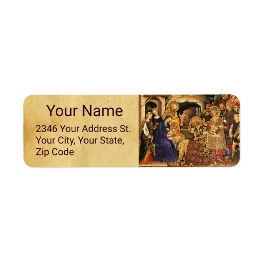 ANNAHME VON MAGI Gentile Da Fabriano, Weihnachten (Vorne)