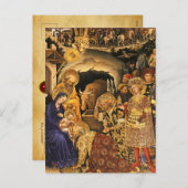 ANNAHME VON MAGI Gentile Da Fabriano, Weihnachten (Vorne/Hinten)