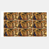 ANNAHME VON MAGI Gentile Da Fabriano, Weihnachten Etiketten (Blatt)