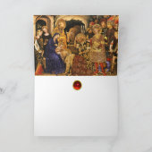 ANNAHME VON MAGI Gentile Da Fabriano, Weihnachten Karte (Innenseite)