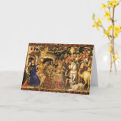 ANNAHME VON MAGI Gentile Da Fabriano, Weihnachten Karte (Gelbe Blume)