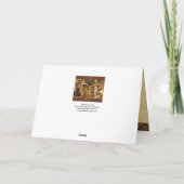 ANNAHME VON MAGI Gentile Da Fabriano, Weihnachten Karte (Rückseite)