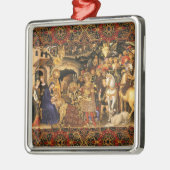 ANNAHME VON MAGI Gentile Da Fabriano, Weihnachten Ornament Aus Metall (Links)