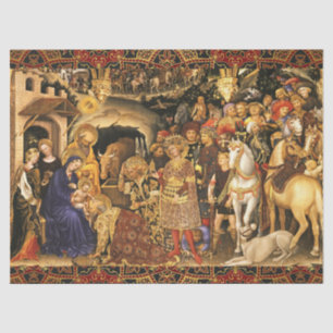 ANNAHME VON MAGI Gentile Da Fabriano, Weihnachten Seidenpapier