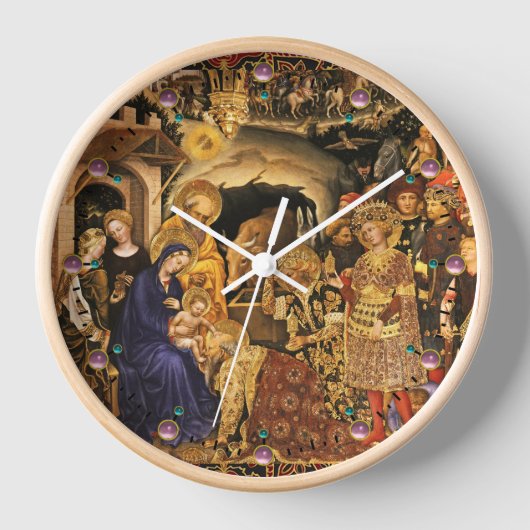 ANNAHME VON MAGI Gentile Da Fabriano, Weihnachten Uhr (Vorderseite)